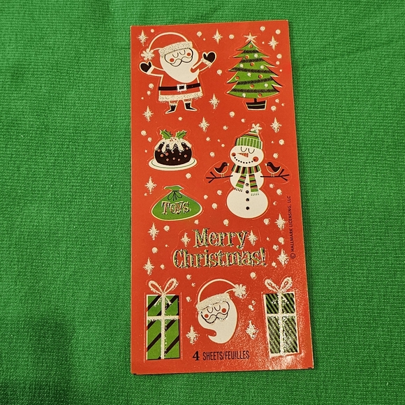 CH5:  Christmas Sticker Bundle  - 11 Sheets - American Greetings Hallmar… - Picture 6 of 13